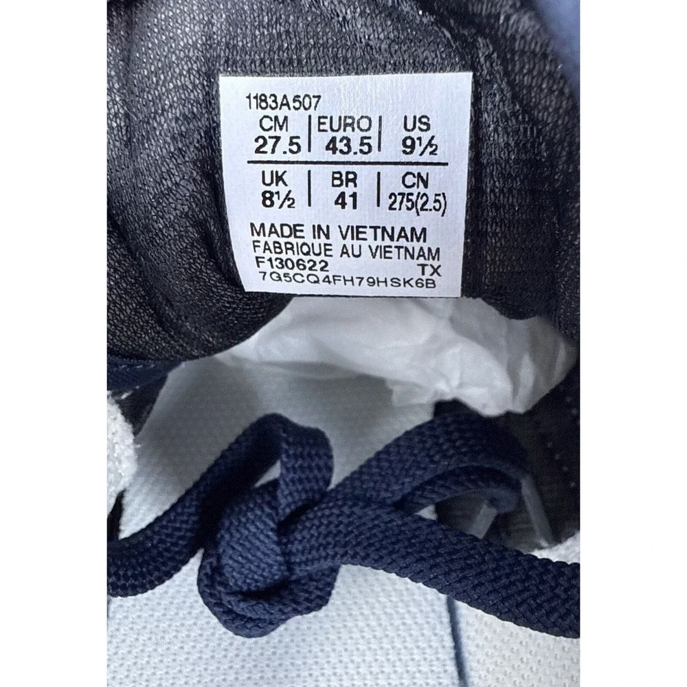 Onitsuka Tiger Alvarado Iron Navy Glacier‎ Grey Mens 9.5 Sneakers 1183A507-401